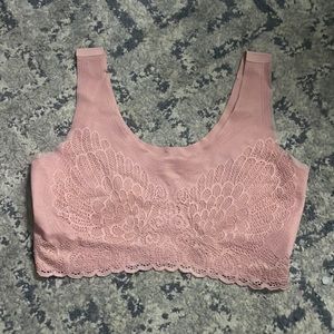 Pink bra